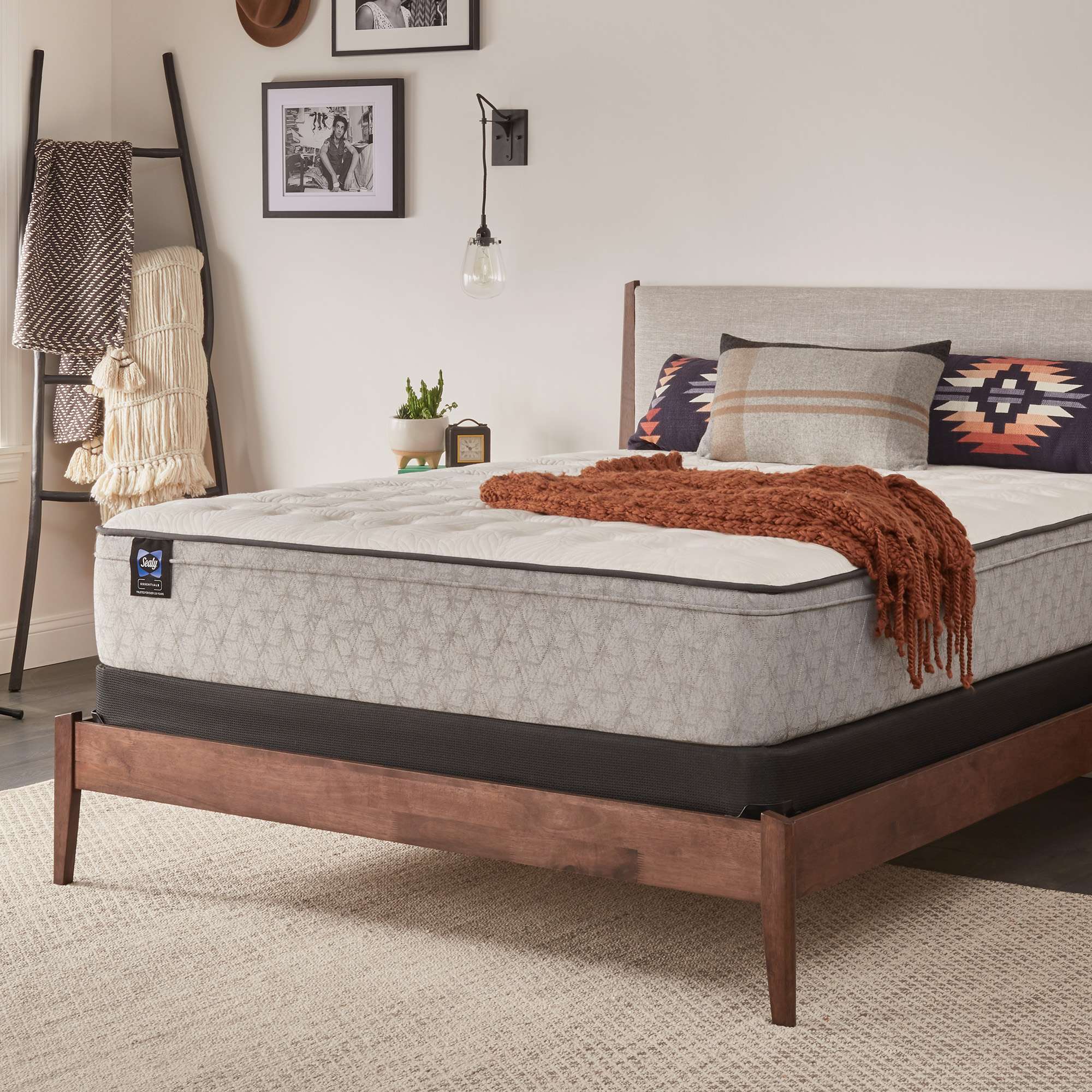 Sealy Winter Green Medium Faux Euro Top Twin Mattress