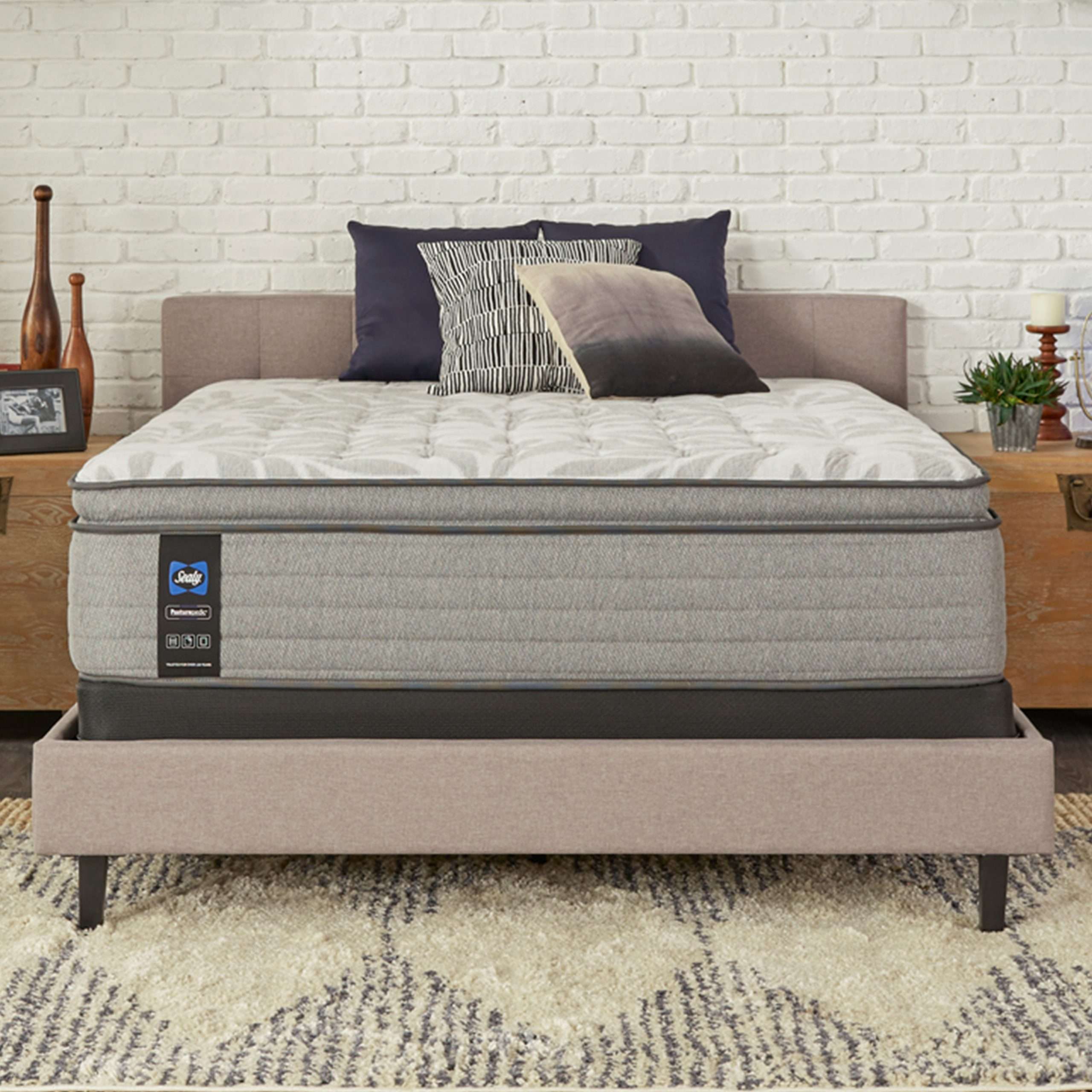 Sealy Silver Pine Medium Euro Pillow Top  King Mattress Thumbnail