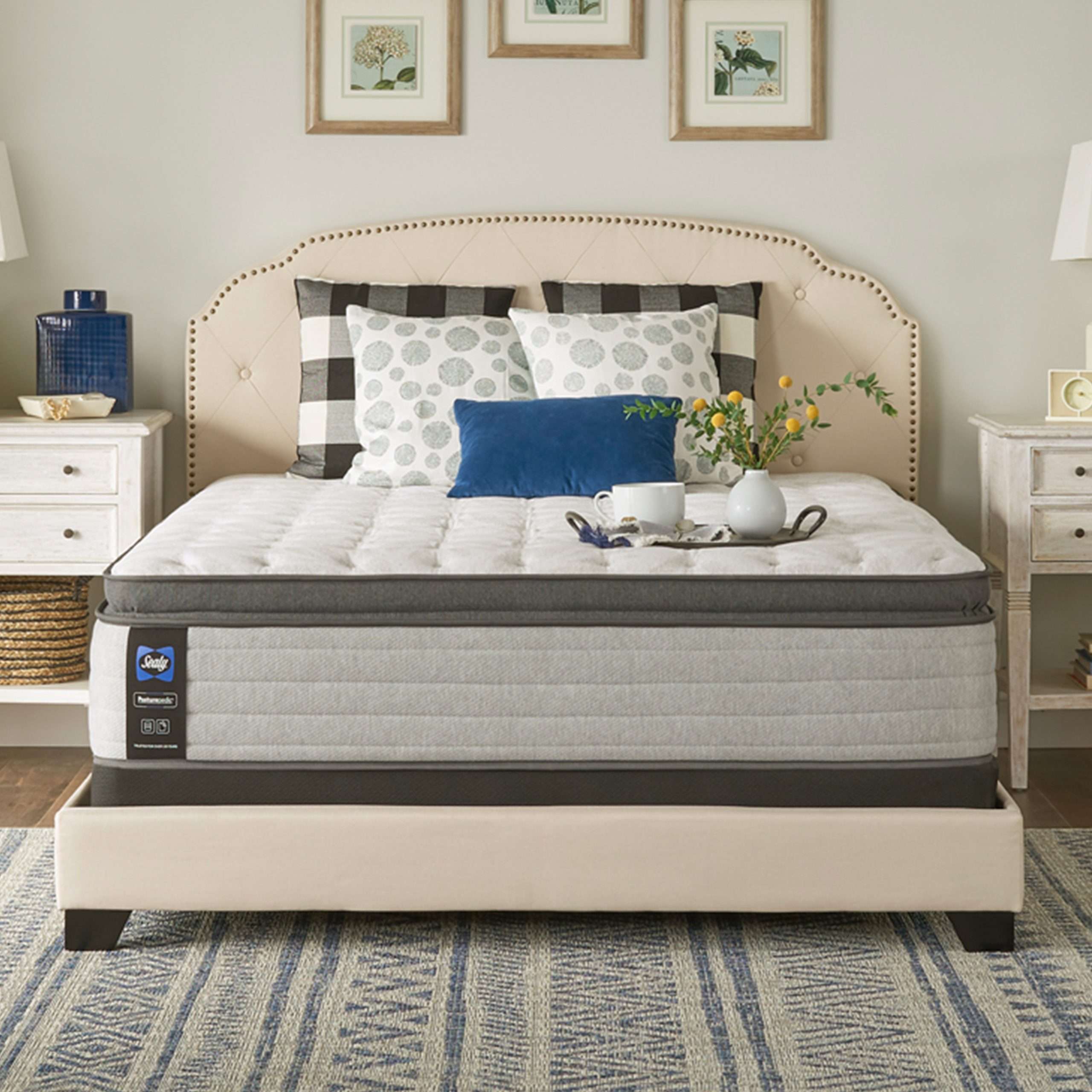 Sealy Diggens Medium Euro Pillow Top Twin Mattress