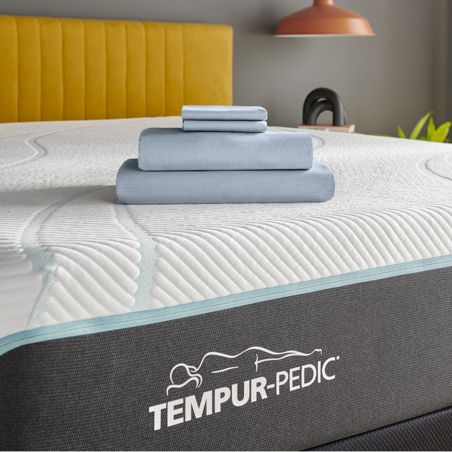 Tempur-Pedic TEMPUR ProAir Pillowcase Set Sleepy Blue Linens