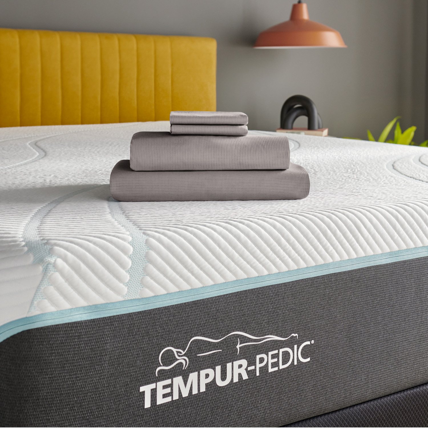 Tempur-Pedic TEMPUR ProAir Pillowcase Set Cool Gray Linens